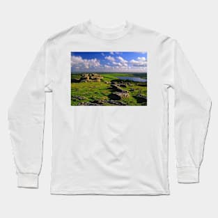 Tregarrick Tor looking towards Siblyback Reservoir Long Sleeve T-Shirt